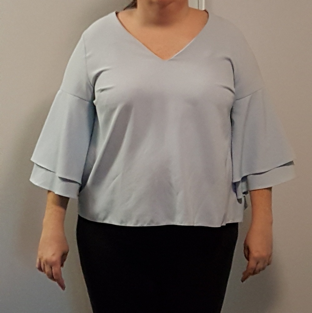 Lane Bryant Double-sleeve Top